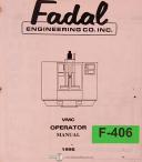Fadal-Fadal VMC Probe Digitizing Installation and Start up Manual 1992-VMC-04